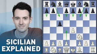 The Sicilian Defense  Chess Opening Tutorial [upl. by Nelon97]