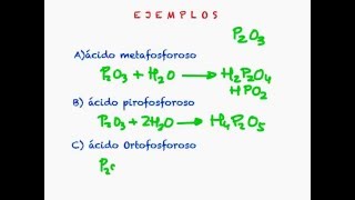 oxoacidos grupo del fósforo  meta piro orto [upl. by Erdnad]