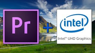 Render faster in Premiere Pro using your Intel UHD Graphics [upl. by Ieluuk]