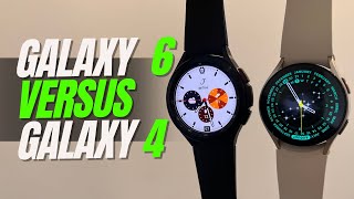 Galaxy Watch 4 vs 6  FULL comparison and Watch REVIEW galaxy6 galaxywatch [upl. by Nesila]