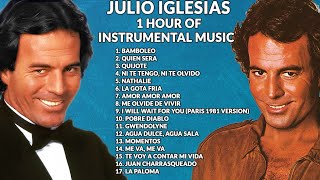 Julio Iglesias  1 hour of Instrumental music [upl. by Auohc]