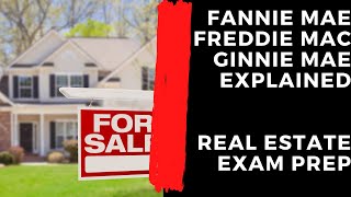 Fannie Mae Freddie Mac Ginnie Mae  Chapter 15 [upl. by Alexandr]