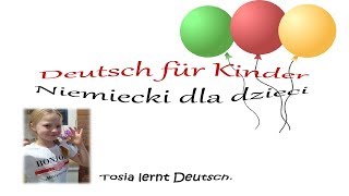 Niemiecki dla dzieci  Deutsch für Kinder  Lekcja 1  Przedstawienie się [upl. by Hinze494]