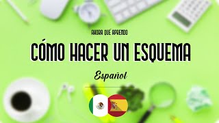 CÓMO HACER UN ESQUEMA  ESPAÑOL [upl. by Lucas208]