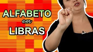 ALFABETO EM LIBRAS  LETRAS [upl. by Llenoj]