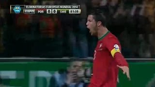 Suecia vs Portugal 23 All Goals amp Highlights 19112013 World Cup Qualification 2014 [upl. by Gridley]