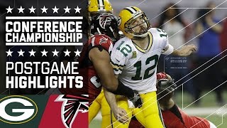 Packers vs Falcons  NFC Championship Game Highlights [upl. by Dulsea]