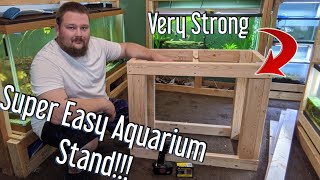 Easy DIY Aquarium Stand  Universal aquarium stand [upl. by Ofori]