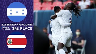 Honduras vs Costa Rica Extended Highlights  3rd Place Match  CBS Sports Golazo [upl. by Neraj]