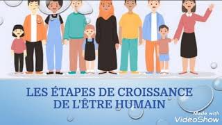 Les étapes de croissance de lêtre humain [upl. by Nellek493]