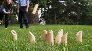 Mölkky  Outdoor Throwing Game [upl. by Demmer]