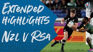 Extended Highlights New Zealand 2313 South Africa  Rugby World Cup 2019 [upl. by Leirza413]