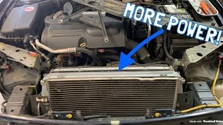 2003 Saab 93 20T Upgraded Do88 Intercooler Install [upl. by Chobot]