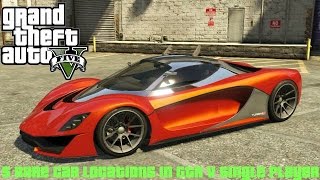 5 Rare Car Locations In GTA 5 Single Player [upl. by Ireva]