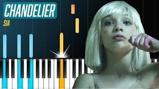 Sia  quotChandelierquot Piano Tutorial  Chords  How To Play  Cover [upl. by Forrester]