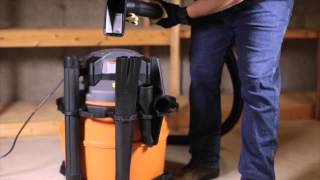 RIDGID WD1680 WetDry Vac With Detachable Blower [upl. by Dwan]