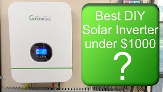 Growatt SPF3000TL 3000 watt 48v Solar Inverter Review [upl. by Aryek773]