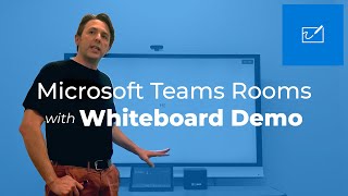 Microsoft Teams Rooms with Whiteboard Demo [upl. by Talanian]