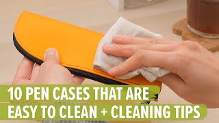 10 Pen Cases that are Easy to Clean  Cleaning Tips [upl. by Nylesoj]