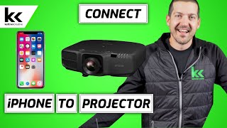 How To Connect An iPhone to Projector [upl. by Eric671]