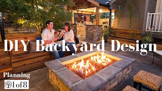 DIY Backyard Design Series 1 of 8 how to plan [upl. by Adnilab]