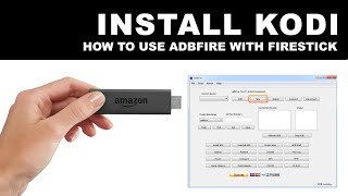 Sideload Kodi using ADBFire to FireStick [upl. by Aneema]