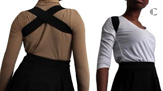 Homemade Posture Corrector  DIY a Posture ‘Brace’  Version 2 [upl. by Rugen]