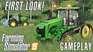 Farming Simulator 19  First Look Gameplay [upl. by Yahiya929]