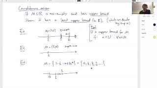 The Completeness axiom and a proof by contradiction [upl. by Raseac]