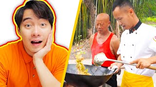 Uncle Roger AMAZED by PERFECT EGG FRIED RICE Chef Wang Gang [upl. by Arezzini634]