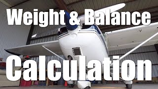 Cessna 172  Weight and Balance Calculation [upl. by Uhsoj]