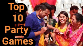 10 Fun amp Easy Party Games for Adults Best Party Games  Couple Games  games online zoom Games [upl. by Aierb]