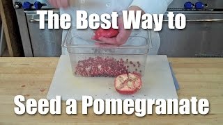 How To Quickly Deseed A Pomegranate [upl. by Pinette496]