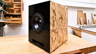 Making A Powered Sub Woofer  High Quality Bass  DIY Speaker [upl. by Aileon986]