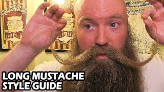 How to Style a Long Mustache [upl. by Noj]