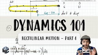 Dynamics  Rectilinear Motion  Variable Acceleration [upl. by Sorensen]