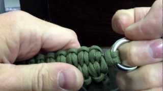 How to make a paracord quick deploy bracelet with the blaze bar [upl. by Kolva]