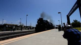 Santa Fe 484 Steam Locomotive 3751 High Speed Pass in 1080p [upl. by Nwahsyt789]