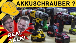 BESTER AKKUSCHRAUBER 25 AKKUSCHRAUBER IM TEST  Kaufberatung Bosch Makita Metabo Festool etc [upl. by Anilam]