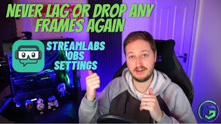 How to stop dropping frames or buffering while you stream  Streamlabs OBS settings  Windows set up [upl. by Notyal]