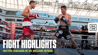 HIGHLIGHTS  Hector Tanajara Jr vs William Zepeda [upl. by Kcirddec418]