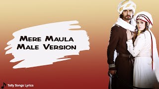 Mere Maula Song  Lyrical Video  Male Version  Razia Sultan [upl. by Philina]