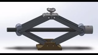 Tutorial de solidworks  ensamble Gato Mecánico [upl. by Popele]