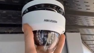 HIKVISION Dome PoE IP Security Camera Installation Guide [upl. by Yeo]