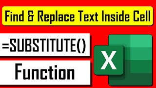 How to Use SUBSTITUTE Function in Excel [upl. by Norvol857]