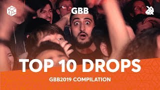 TOP 10 DROPS 😱 Grand Beatbox Battle Solo 2019 [upl. by Asiled573]