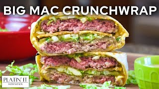 Big Mac Crunchwrap  Crunchwrap Supreme Recipe  Shorts Favourites [upl. by Blair]