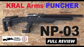 Kral Arms NP03 Full Review PCP Backpack Gun Puncher [upl. by Janeta]