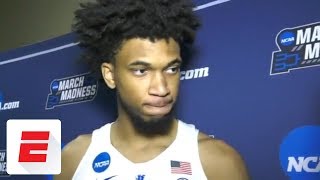 Marvin Bagley III credits teammates for success  ESPN [upl. by Maddock]