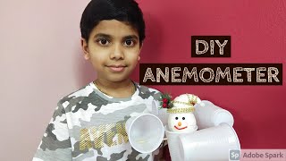 How To Make Anemometer  DIY Anemometer [upl. by Godiva]